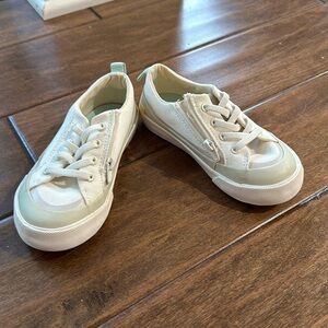 Zara Kids Cream Sneakers with Zipper